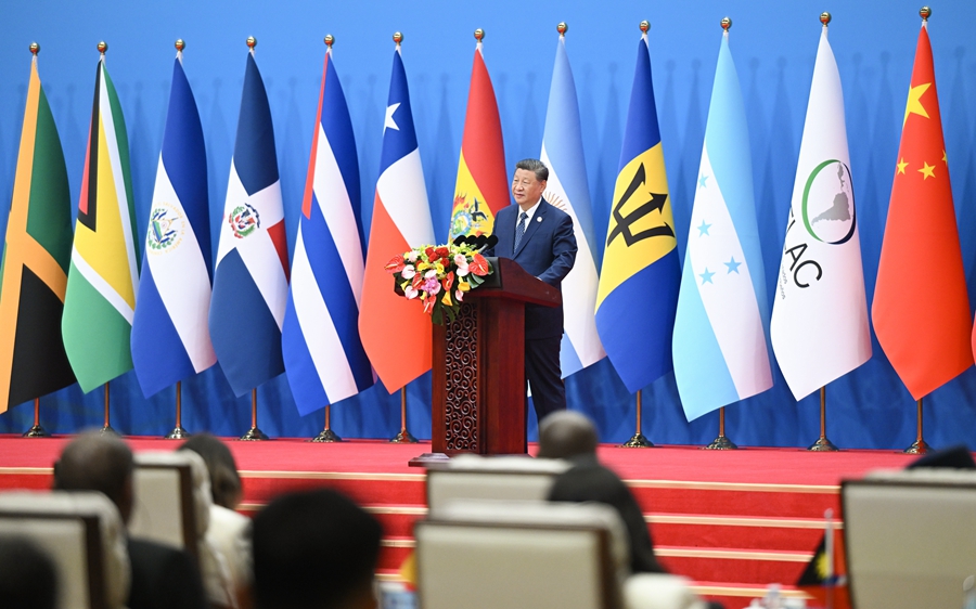 习近平出席中拉论坛第四届部长级会议开幕式并发表主旨讲话(图3)