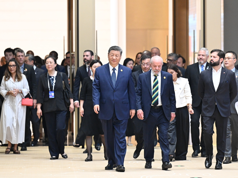 习近平出席中拉论坛第四届部长级会议开幕式并发表主旨讲话(图5)