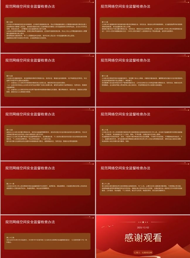 网络空间安全监督检查办法深度解读与实务操作PPkaiyun体育网页版T(图2)